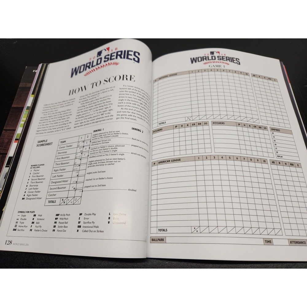 2016 MLB World Series Official Program Chicago Cubs Wrigley Field Anthony Rizzo - Picture 10 of 11
